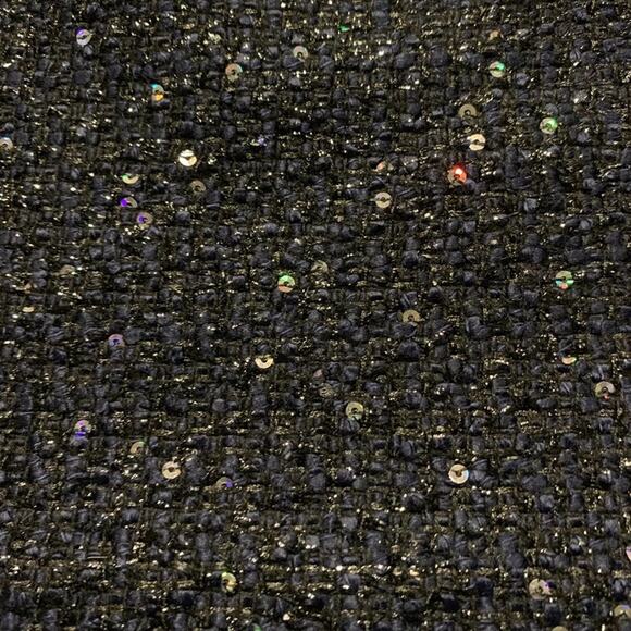 Loft sparkly blue mini skirt. Size 8p - Picture 4 of 16